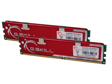 G.Skill'den 8GB'lık yeni DDR2 bellek kiti