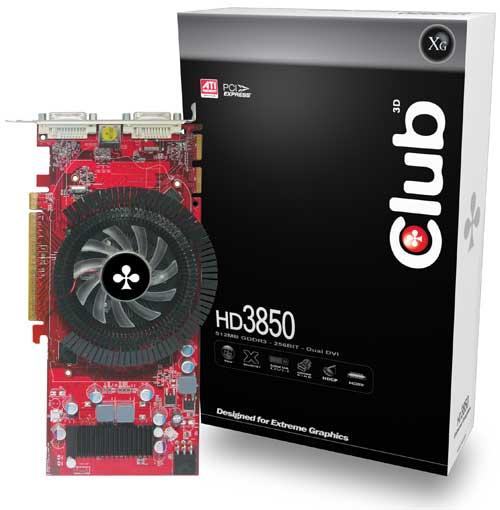 Club3D'den özel soğutuculu Radeon HD 3850