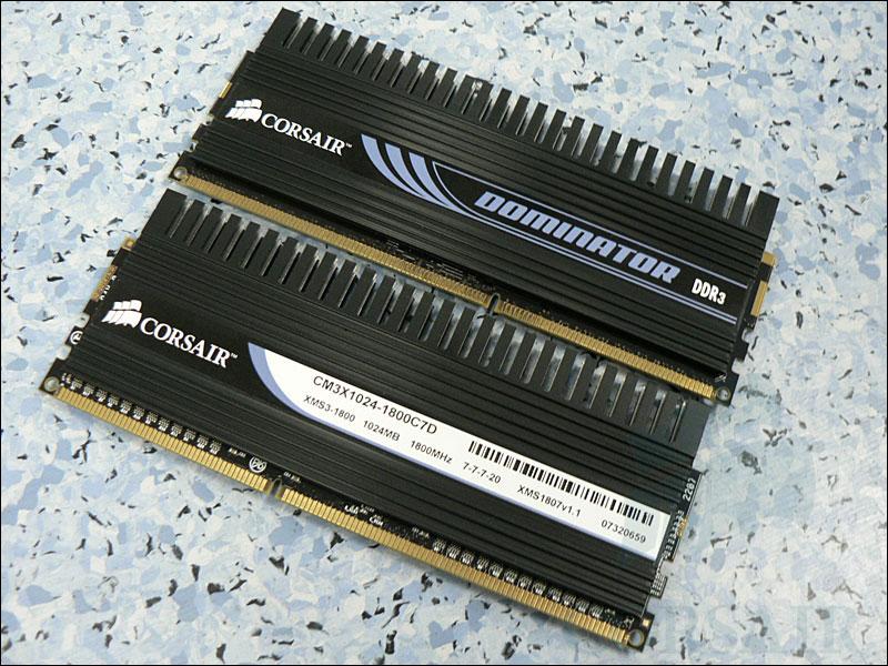 Corsair'den yüksek saat hızına sahip yeni DDR3 bellekler
