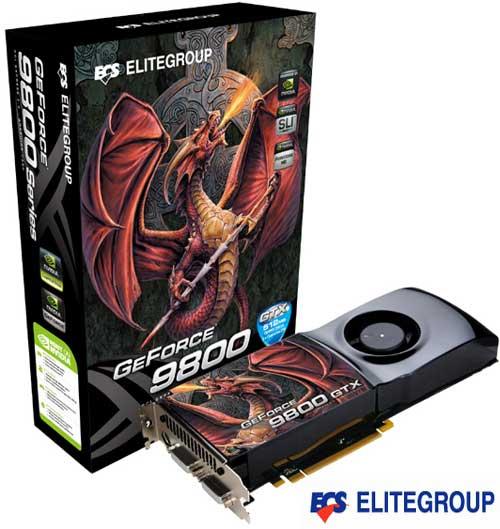 ECS'nin GeForce 9800GTX modeli ortaya çıktı