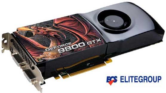 ECS'nin GeForce 9800GTX modeli ortaya çıktı