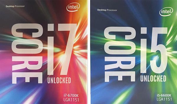 Intel Skylake Core i7-6700K ve i5-6600K işlemci kutuları ortaya çıktı
