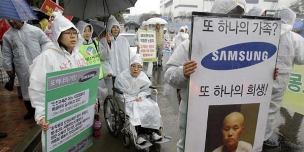 Samsung kansere yakalanan işçilerine para ödemeyi kabul etti