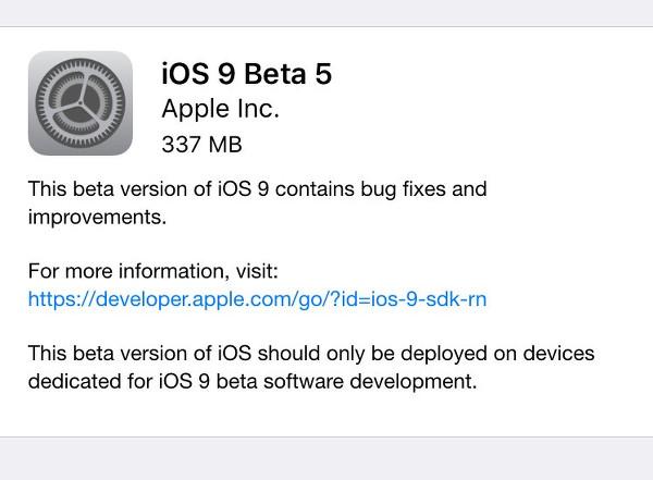 iOS 9 yeni beta sürümleri katılımcılara dağıtıldı
