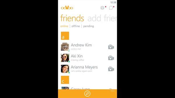 Windows Phone için ooVoo uygulaması güncelledi