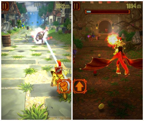 Yeni sonsuz koşu oyunu Brave Knight Rush mobil platformlar için indirmeye sunuldu