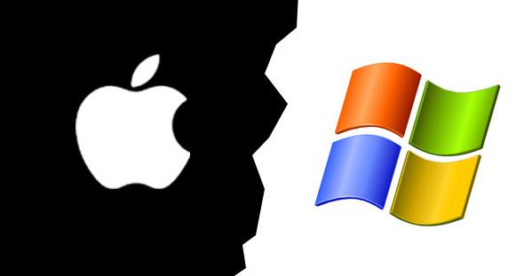 Apple, kendi web sitesindeki Windows logosunu değiştirerek Microsoft'u 'trolledi'