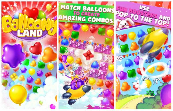 Balloony Land renk eşlemeye balonlu bir yorum katıyor