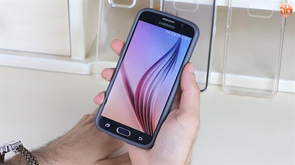 Samsung Galaxy S6 için tasarımı örtmeyen kaplar 'Spigen kılıf serisi'
