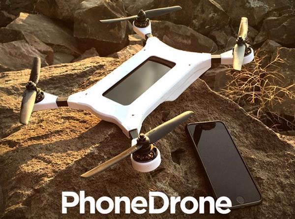 Gücünü akıllı telefonlardan alan drone: PhoneDrone Ethos