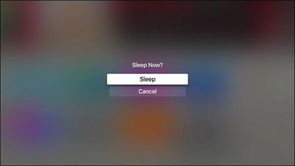 Apple TV kumandadan nasıl yeniden başlatılır veya uykuya alınır?