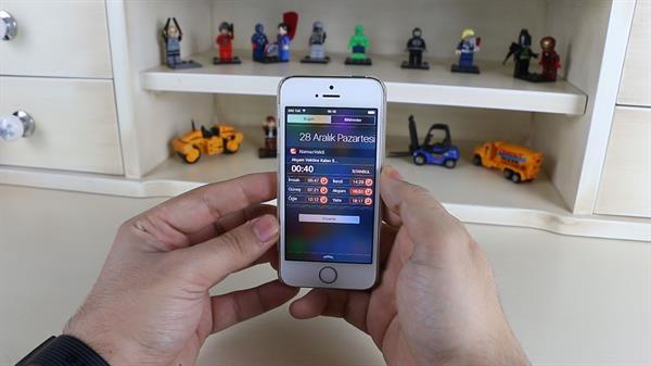 iOS cihazlarda Bildirim Merkezi'ni renklendirin!