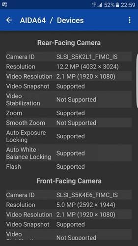 Galaxy S7 cihazlarında da Galaxy S6 gibi iki farklı kamera sensörü yer alıyor