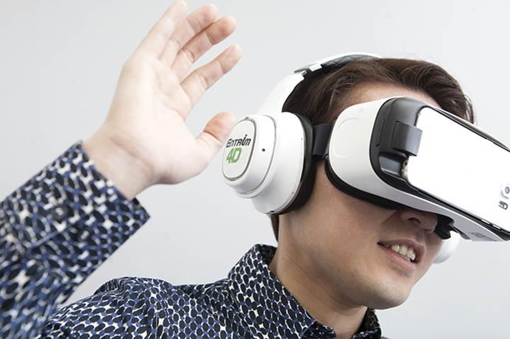 Samsung Entrim 4D kulaklık ile sanal gerçeklik sinirlerinizde