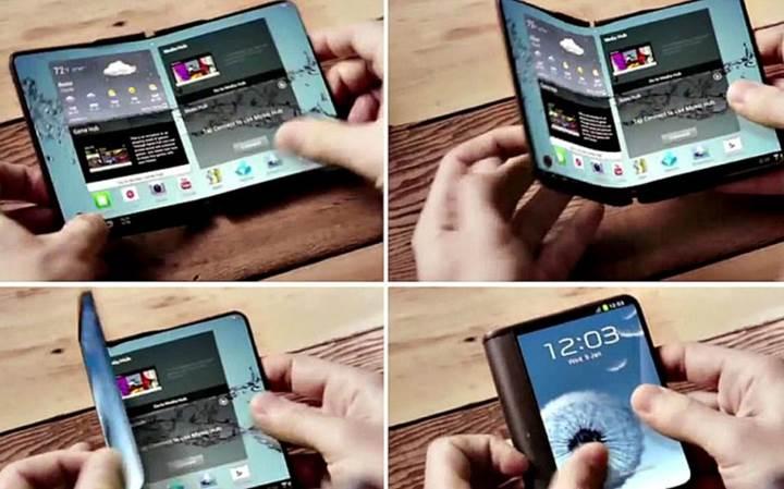 Samsung'un katlanabilir akıllı telefonu 2017'de piyasaya sürülebilir