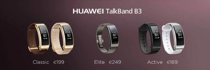 Huawei TalkBand B3 duyuruldu