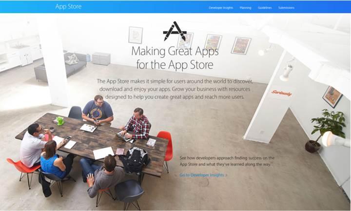Apple'ın geliştirici portalına App Store odaklı güncelleme