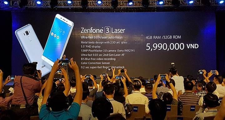 Asus Zenfone 3 serisi devam ediyor: Laser ve Max