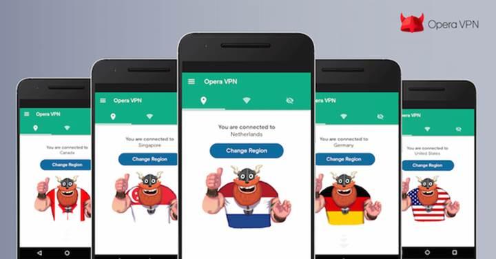 Opera VPN uygulaması, Android’e geldi