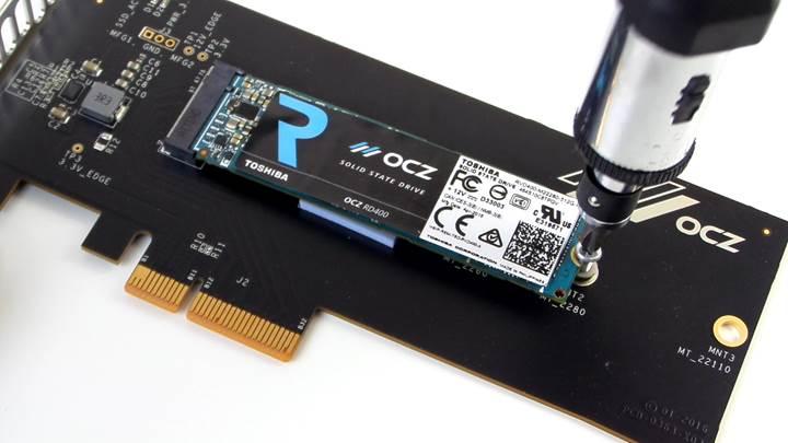 Toshiba OCZ RD 400 512GB NVMe SSD incelemesi 'Küçük ve Hızlı'