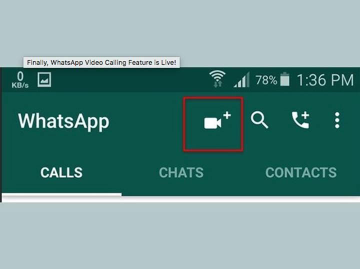 WhatsApp’a video arama özelliği geliyor