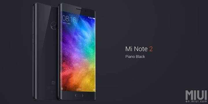 Xiaomi Mi Note 2: Kavisli ekran, Snapdragon 821, 6GB RAM