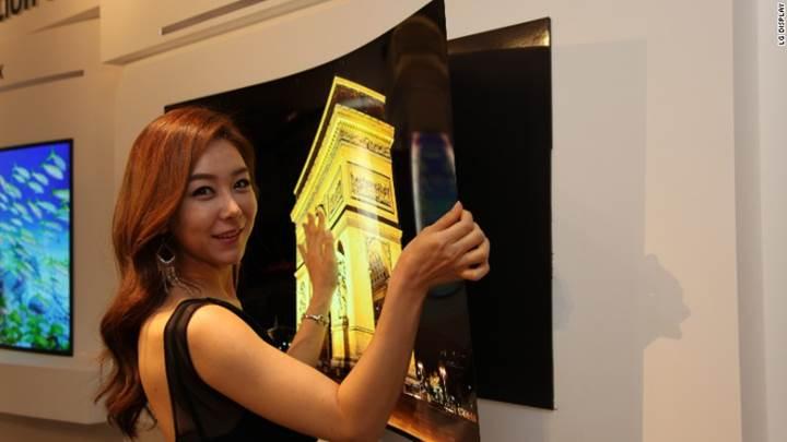Duvar kağıdı tarzında OLED ekranlar gelecek sene piyasada olabilir
