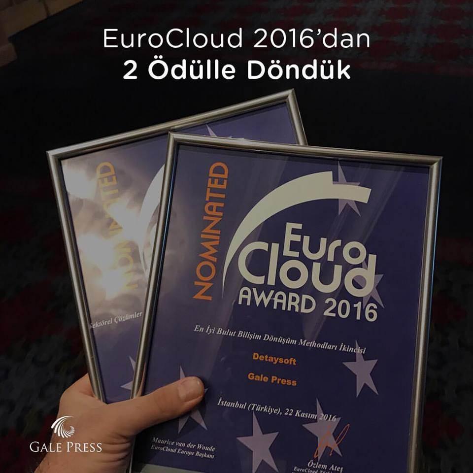 Gale Press EuroCloud 2016'da iki ödül kazandı