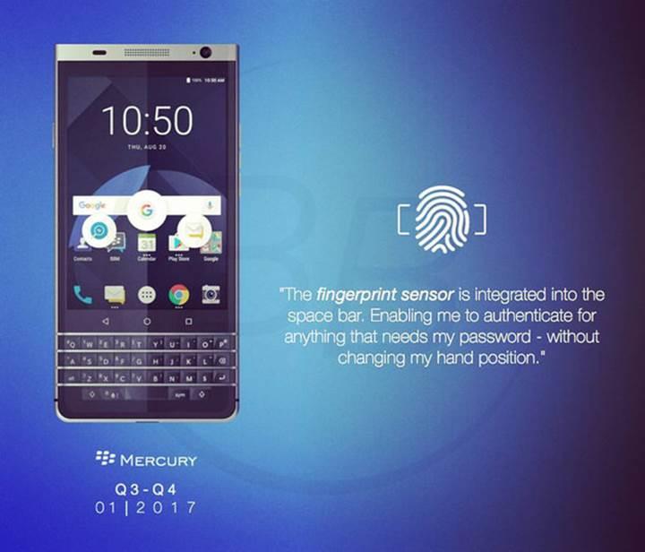 Kavisli ekranlı BlackBerry Mercury sızdırıldı
