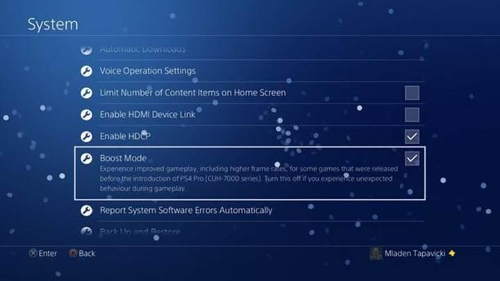 PlayStation 4 Pro'ya Boost Modu geliyor