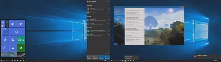 Microsoft, Windows 10'un yeni uyarlanabilir arayüzü Andromeda üzerinde çalýþýyor