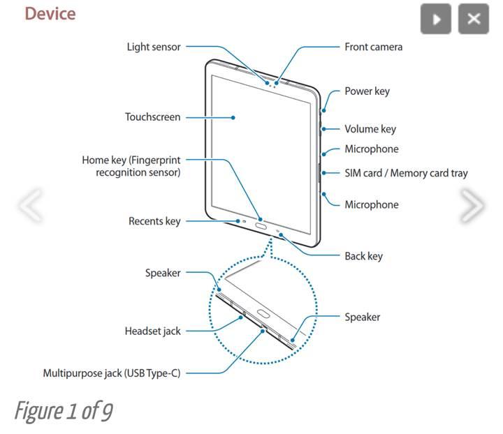 Samsung Galaxy Tab S3'ün el kitapçığının sızdırılması tableti açığa çıkardı