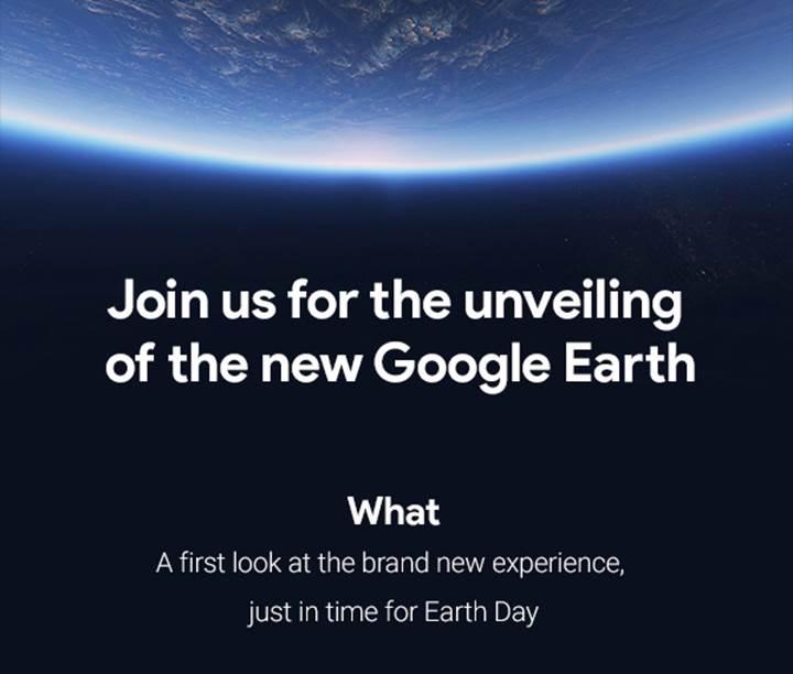 Yeni bir Google Earth tecrübesi geliyor