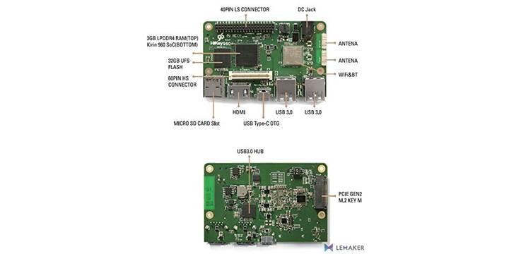 Huawei’den geliştiricilere yönelik mini bilgisayar kartı