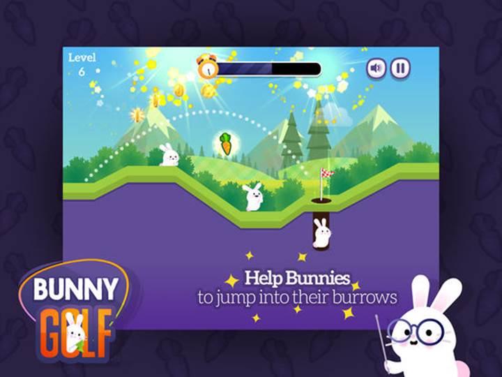 Bunny Golf eğlenceli bir yerli oyun