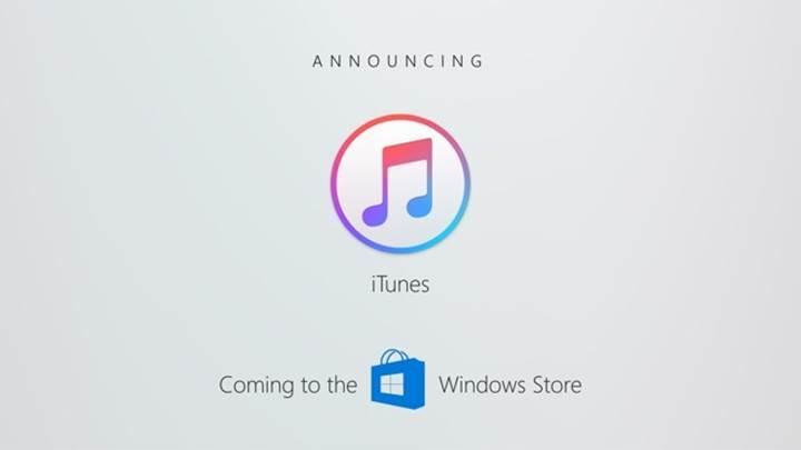 iTunes yazılımı Windows Store’a geliyor