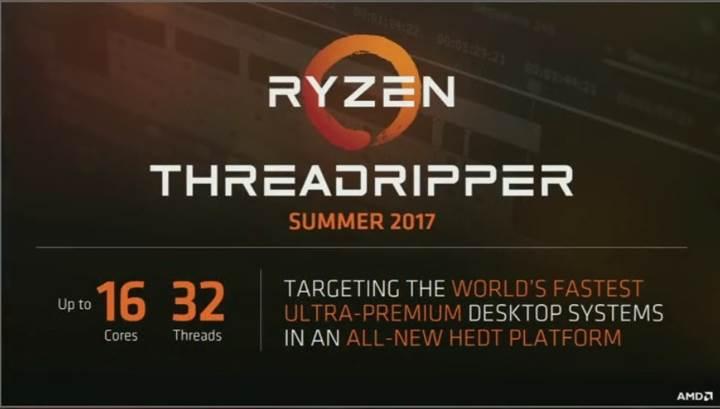 AMD doğruladı: 16 çekirdekli Ryzen işlemciler geliyor