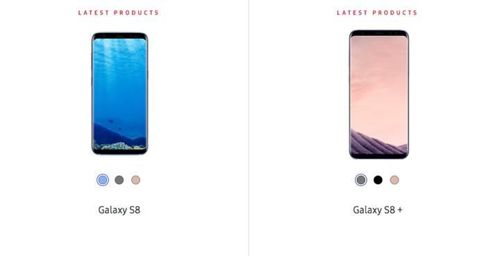 Samsung Galaxy S8 ve S8 Plus için üç yeni renk seçeneği geliyor