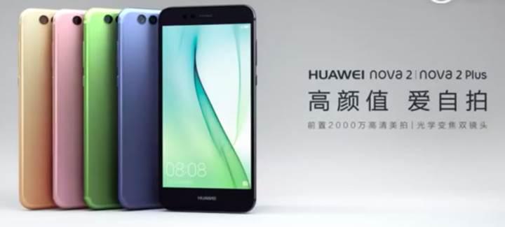 Huawei Nova 2 ve Nova 2 Plus resmiyet kazandı