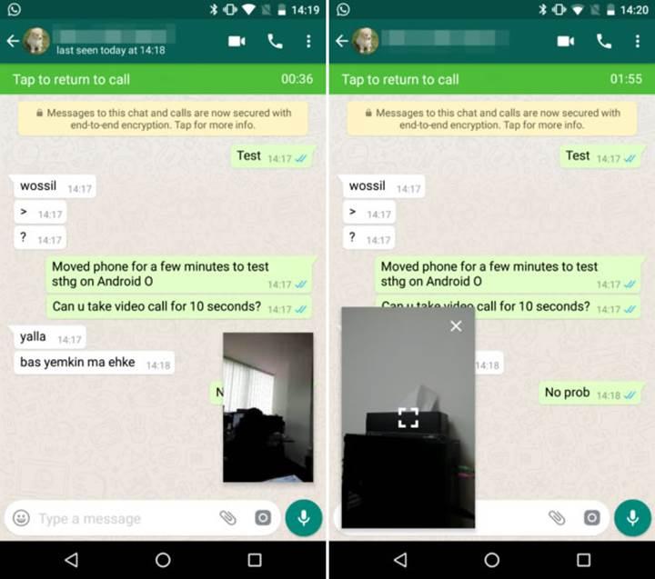 WhatsApp'a sadece Android O'da çalışan yeni bir özellik geldi