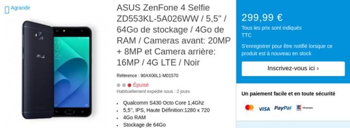 Çift ön kameralı ZenFone 4 serisi yanlışlıkla resmiyet kazandı