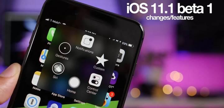 iOS 11.1 güncellemesi ile gelecek yenilikler neler?