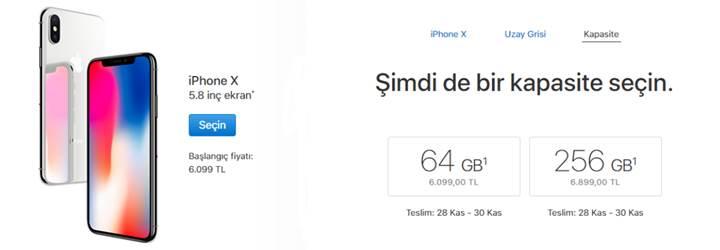iPhone X ülkemizde satışa çıktı!