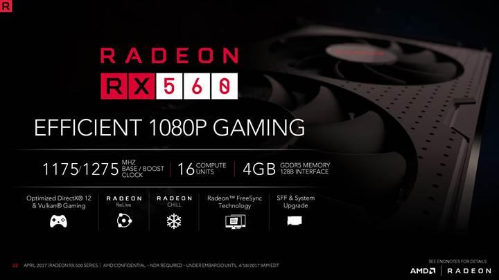 AMD RX 560’ı sessiz sedasız kırptı mı? İşte firmanın açıklaması!