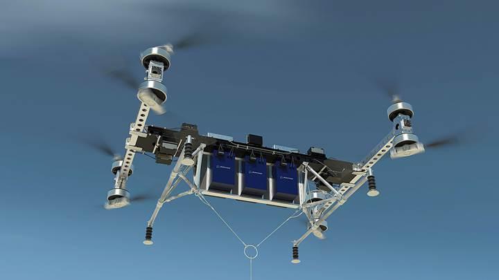 Boeing, 227 kg yük taşıyabilen devasa bir drone yaptı