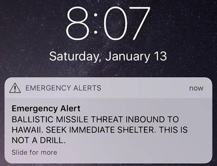 Yanlış füze alarmı yapılan Hawaii'de yeni güvenlik zafiyeti ortaya çıktı