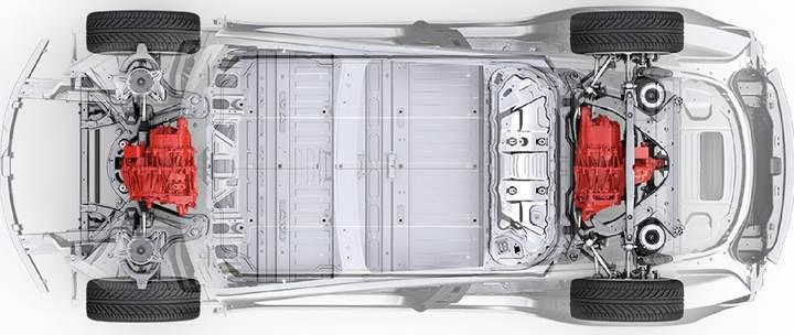 Tesla Model 3'ün çift motor tasarımı sızdırıldı