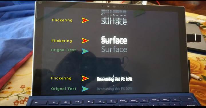 Titreyen Surface Pro 4 ekranına tek çözüm buzluk