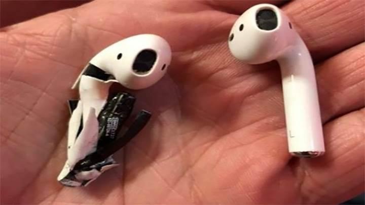 Apple'ın kablosuz kulaklığı AirPods spor salonunda patladı