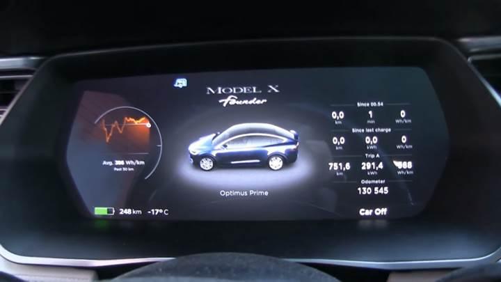 Tesla Model X sahibi -17 derecede uyuduğu aracında sabaha kadar 5 TL'ye ısındı